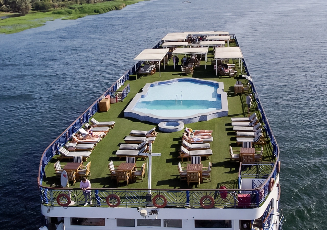 Exterior view of the MS Stephanie Nile Cruise Nile cruise ship
